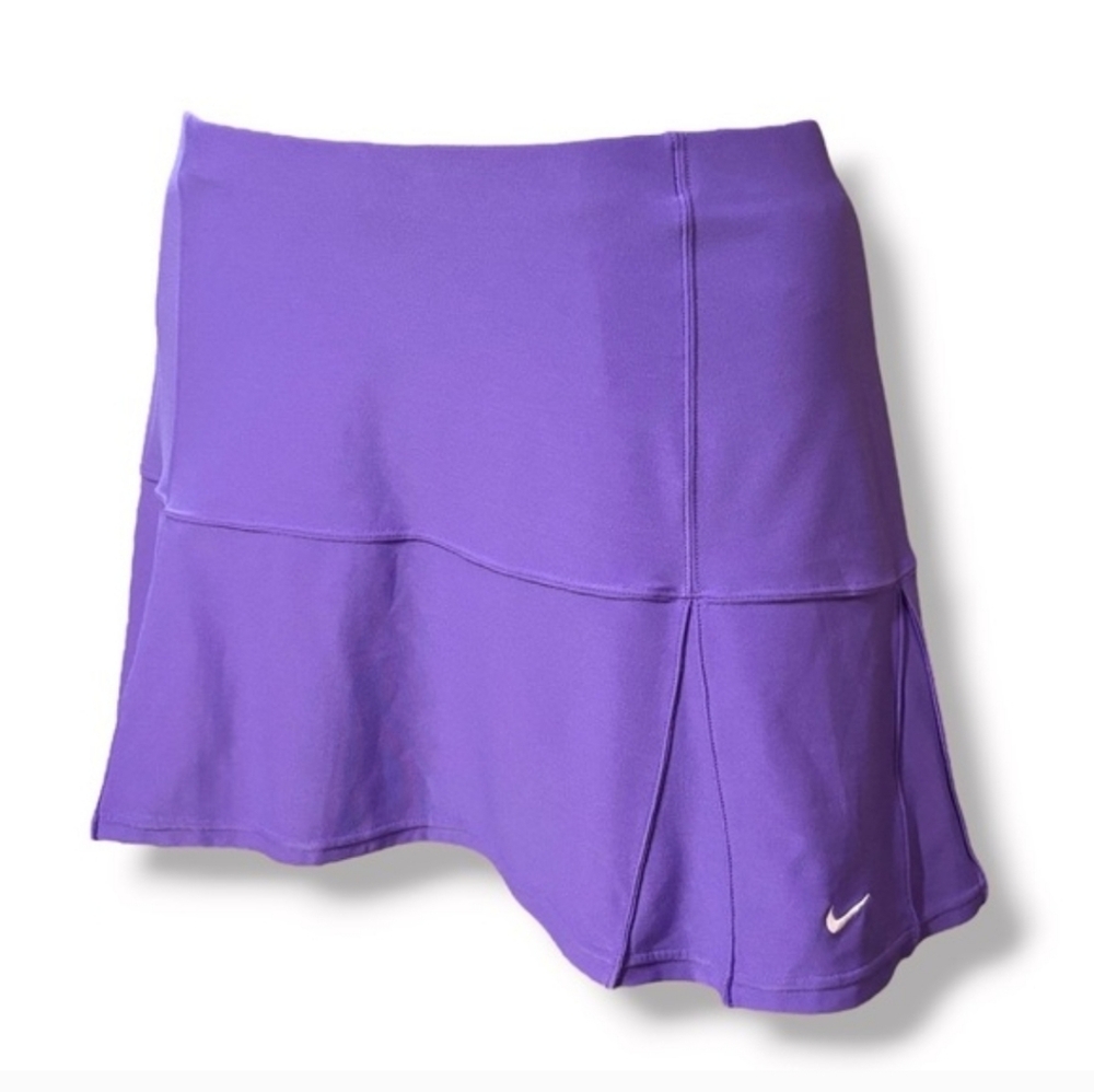 NIKE DRI-FIT Purple Pleated Tennis Golf Skort Size Large